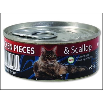 Ontario Cat Chicken Pieces & Scallop 95 g