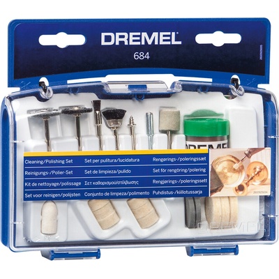 Dremel Leštiaca sada 684, 1, 13, 19, 10, 22,5, 26 mm, 2 615 068 4JA