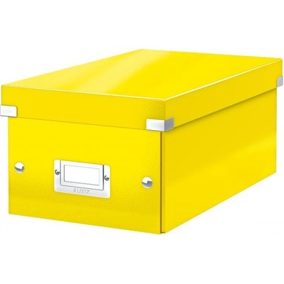 LEITZ Škatuľa na DVD Click & Store WOW žltá (ES604216)