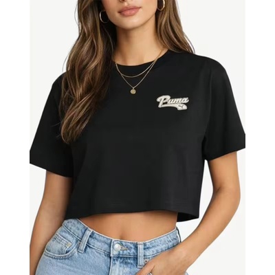 PUMA Script Tee Black