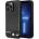 BMW Кейс BMW BMHCP13X22NBCK за iPhone 13 Pro Max 6.7", черен / черем, твърд, Leather Carbon (BMW000653-0)
