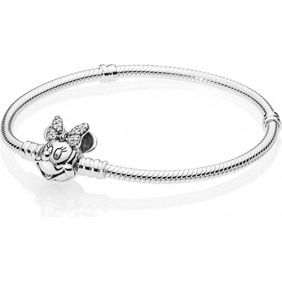 Pandora Strieborný náramok Disney Minnie Moments 597770CZ 17 cm