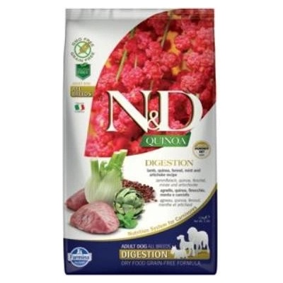 N&D Quinoa Dog Adult Digestion Grain Free Lamb & Fennel 2 x 2,5 kg