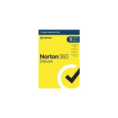 NORTON 360 DELUXE 50GB +VPN 1 lic. 5 lic. 3 roky (21435543)