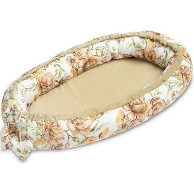 Sensillo Velvet Baby Nest/baby Cocoon Square Beige