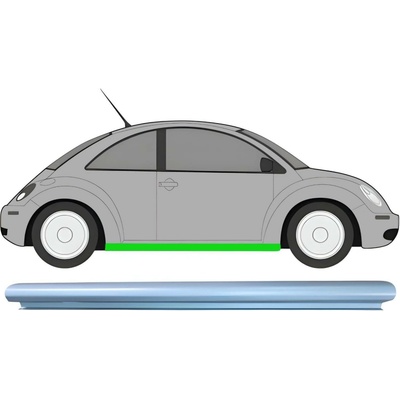 Opravný plech prahu / Pravá VW New Beetle 98-10 – Sleviste.cz