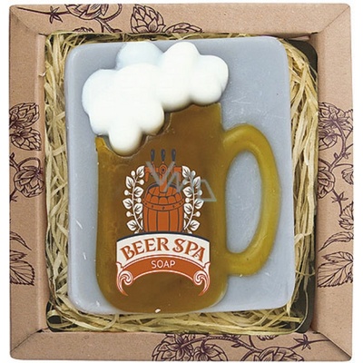 Bohemia Gifts & Cosmetics Beer Spa ručne vyrobené mydlo s glycerínom 85 g