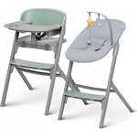 KinderKraft Комплект столче за хранене и шезлонг KinderKraft - Livy и Calmee, Зелени (KHLICA00GRE0000) - kindermarket