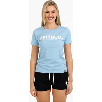 PitBull West Coast dámske tričko GRAFITTI light blue