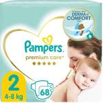 Pampers Premium Care Гащеризон 4-8kg Newborn 2 (68бр) (81689703)