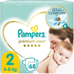 Pampers Premium Care Гащеризон 4-8kg Newborn 2 (68бр) (81689703)