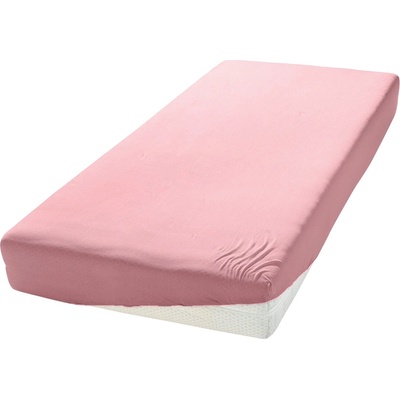 Carbotex Jersey prostěradlo Růžové Dreamee 220x200