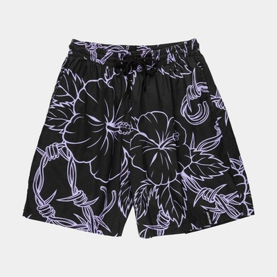 Santa Cruz kraťasy Mono Cabana shorts Black Lavender