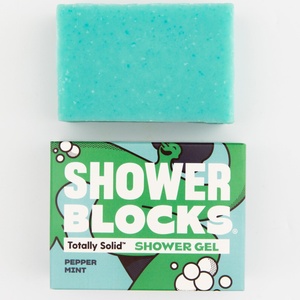 Shower Blocks Solid Shower Gel - Pepper Mint Цвят: зелен
