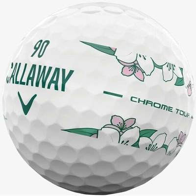 Callaway Chrome Tour The Masters bílé 3 x 3 ks
