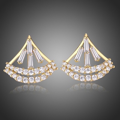 Victoria Filippi náušnice Swarovski Elements Venice E0318 Bílá/čirá