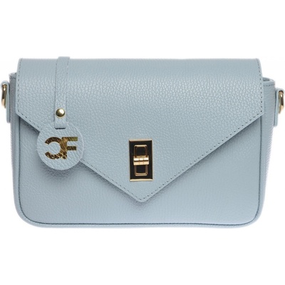 Carla Ferreri dámská kožená crossbody kabelka CF1948T Celeste