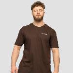 GymBeam Мъжка тениска Basic Chocolate Brown XXXL