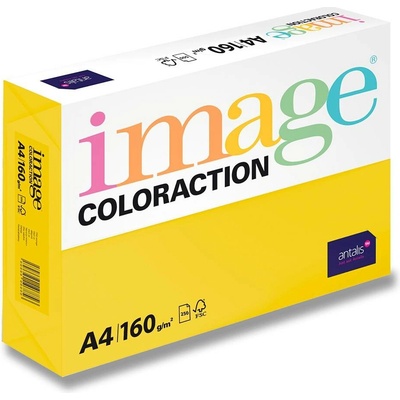 Papír Image Coloraction A4 160 g 250 Sevilla sytá žlutá IG50
