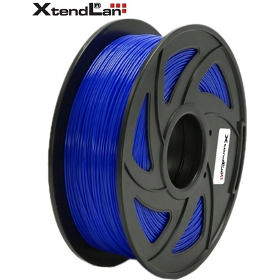 XtendLAN PLA filament 1,75mm zářivě modrý 1kg