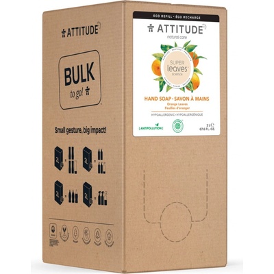 Attitude Hand Soap Orange Leaves Super Leaves 2 l