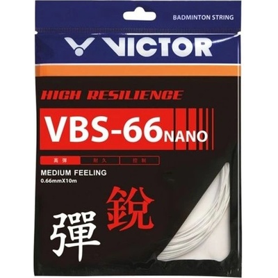 Victor Корда за бадминтон Victor VBS-66 Nano (10 m) - white