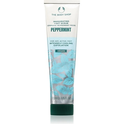 The Body Shop Peppermint Foot Scrub peeling s mätou priepornou 100 ml