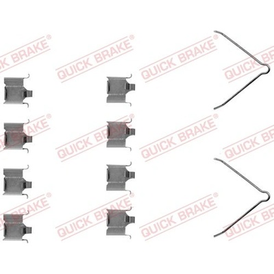 QUICK BRAKE Sada prislusenstvi, oblozeni kotoucove brzdy 109-1166