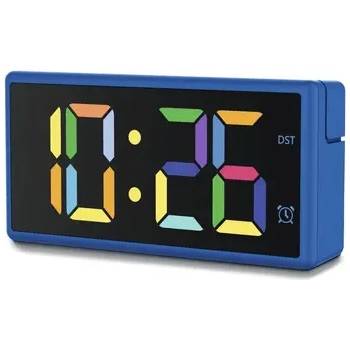 Image 1 of Hama Цифров часовник "Ibiza", многоцветен дисплей, с функция за зареждане през USB, син (HAMA-222209)