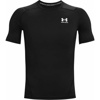 Under Armour Men's HeatGear Armour Short Sleeve Black/White M Фитнес тениска