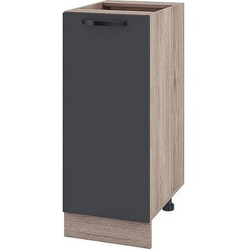 ИРИМ Долен кухненски шкаф Сити АРФ-Карбон мат-11-40 35 см