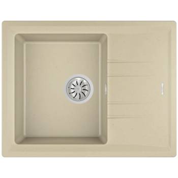 Teka Мивка Teka Stone 45 S-TG, Гранит, Обръщаема, За шкаф, 45 см, Слонова кост (115330046)