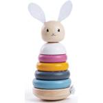 Bigjigs Toys Bigjigs Baby Дървена моторна сглобяема кула зайче (BJ32001)