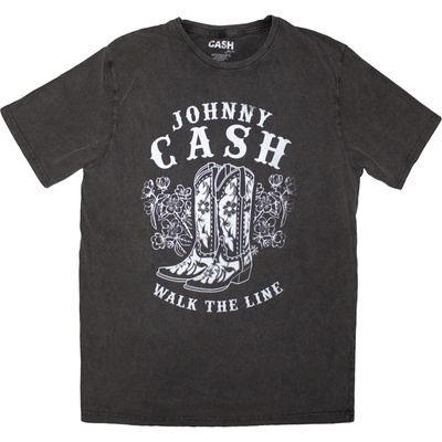 Johnny Cash Walk The Line Boots (Stone Wash) Charcoal Grey M Риза (JCSTNW26MC02)