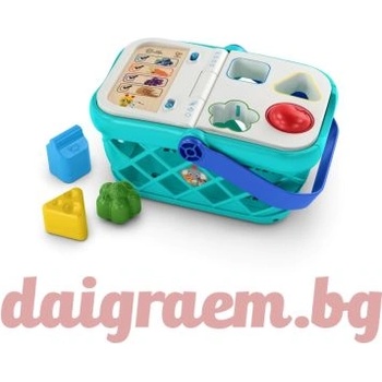 Hape Интерактивна играчка Пазарска кошница за сортиране, Baby Einstein, HAPE E800913 (H800913)