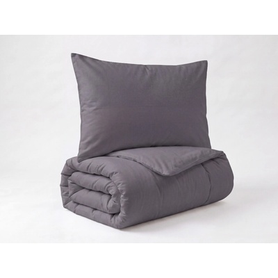 Brotex obliečky Satén Antracit 220x220 70x90