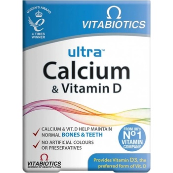 Image 1 of Vitabiotics Ultra Calcium & Vitamin D [30 Таблетки]