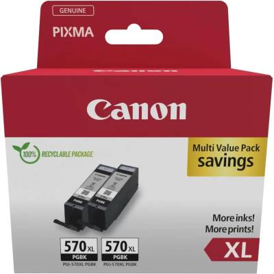 Canon Оригинален консуматив Canon PGI-570XL PGBK Twin Pack | 0318C010AA (0318C010AA)