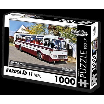 Image 1 of Retro cars - Puzzle BUS č. 17 Karosa ŠD 11 (1979) 1000 - 1 000 piese