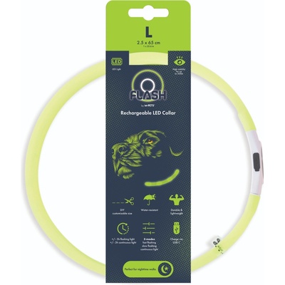 M-Pets FLASH LED nabíjecí svítící obojek
