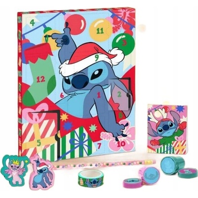 Adventný kalendár Disney: Stitch Stationery 12Day, PP13223LS
