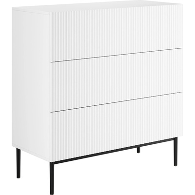 Nábytek Bogart Nical 100 cm s žebrovanými zásuvkami