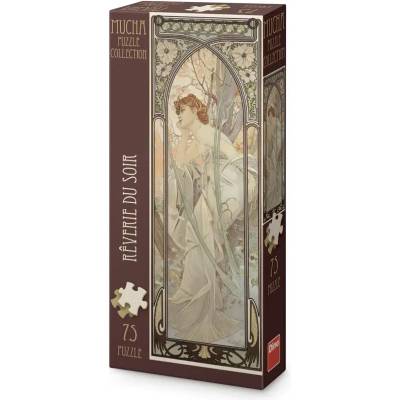 Dino - Puzzle Alfonz Mucha: Dreaming of the evening panoramic - 40 - 99 piese