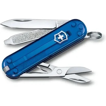 Victorinox Швейцарски джобен нож Victorinox Classic SD Transparent Deep Ocean (0.6223.T2G)