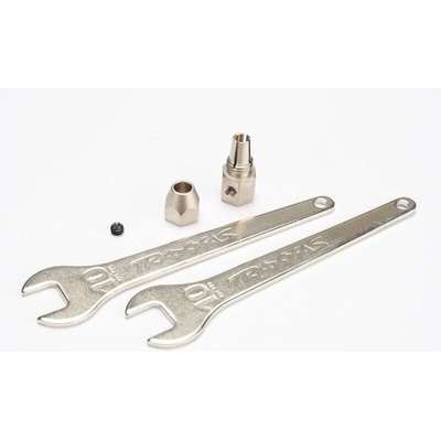 Traxxas Motor coupler, collet style/ GS 4x3 SS (with threadlock) (1), TRX5761 (TRX5761)