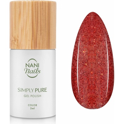 NANI gél lak Simply Pure 5 ml - Shine Scarlet