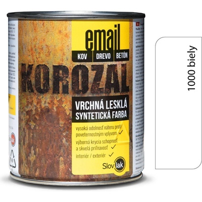 Slovlak Korozal Email 0,75 kg Biely