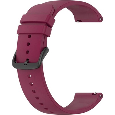 Techsuit Каишка за часовник за Samsung Galaxy Watch (46 мм) / Gear S3, Huawei Watch GT GT / GT 2 / GT 2e / GT 2 Pro / GT 3 (46 мм) - Каишка за часовник 22 мм (W001) - Тъмночервен