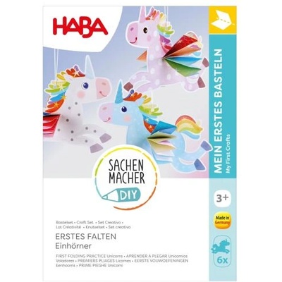 HABA Креативен комплект Сгъване на хартия Еднорози