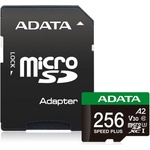 ADATA microSDXC Speed Plus 256GB U3/C10/A2/V30 (UD256GUI3V30A2SP-RA1)